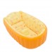 Bathtubs Freestanding Rectangular Yellow Plastic Baby Inflatable Folding 905528cm /352211 inches - B07H7JZR17